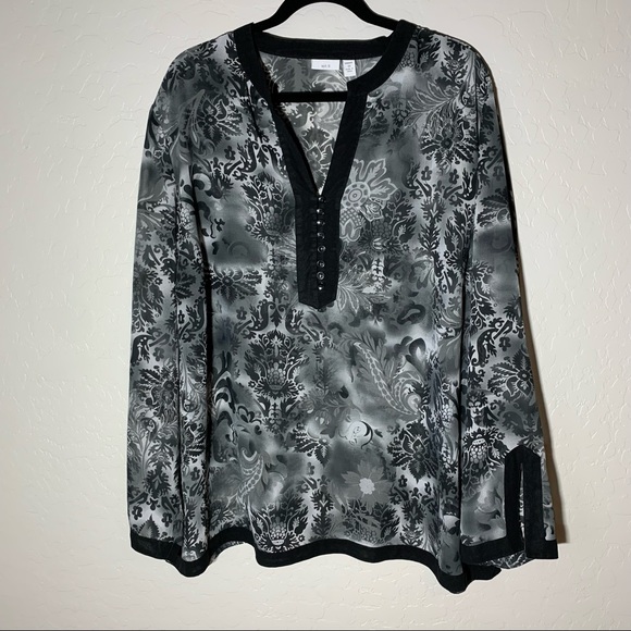 Apt. 9 Floral Blouse - Picture 1 of 4